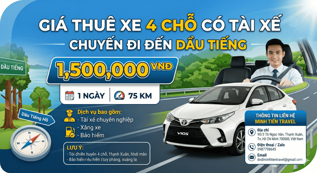 Gia thue xe 4 cho di dau tieng